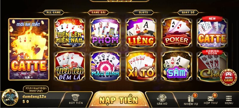Đến với thế giới game của Bingo88 anh em có thể lựa chọn đa dạng nhiều trò chơi