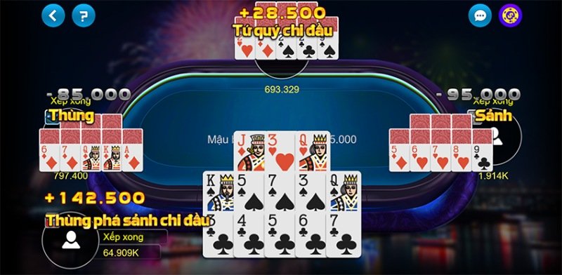 Binh xập xám hay mậu binh là game sử dụng bộ bài Tây 52 lá