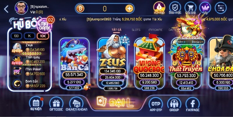 Bocvip là cổng game có thời gian hoạt động khá lâu ở thị trường Việt Nam