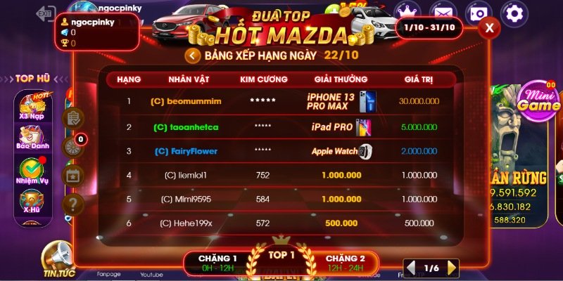 Các game bài đổi thưởng có mặt tại Choáng Club