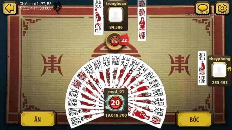 Bài chắn có nguồn gốc từ bài tổ tôm được chơi phổ biến ở miền Bắc