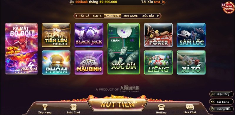 Sảnh chơi slot có rất nhiều tựa game với chủ đề khác nhau để anh em lựa chọn