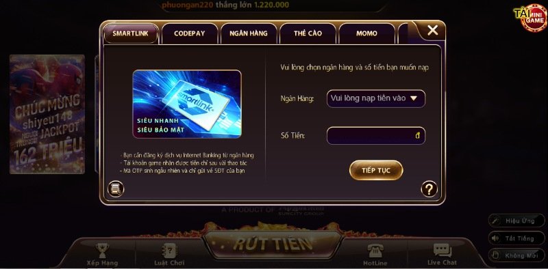 Hướng dẫn rút tiền