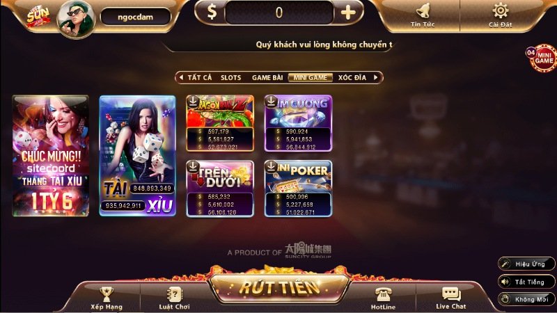 Các chương trình khuyến mãi tại nhà cái Sun Win