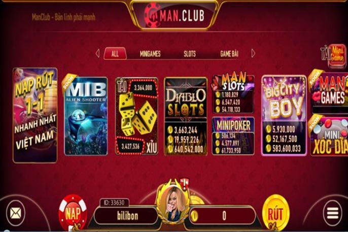 Cổng game Manclub - Chơi game đổi thưởng đẳng cấp Châu Á