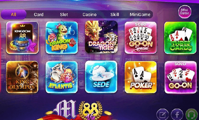 Cổng game M88 uy tín với những trò chơi hấp dẫn, chất lượng