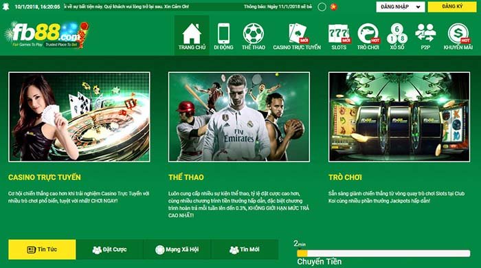 Đăng ký cổng game FB88 nhanh chóng, nhận ngay 2 triệu tiền thưởng