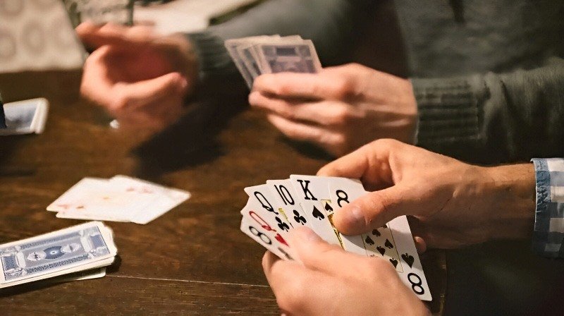 Trong bài tấn Durak, 52 lá bài sẽ được chia đều cho tất cả những người chơi
