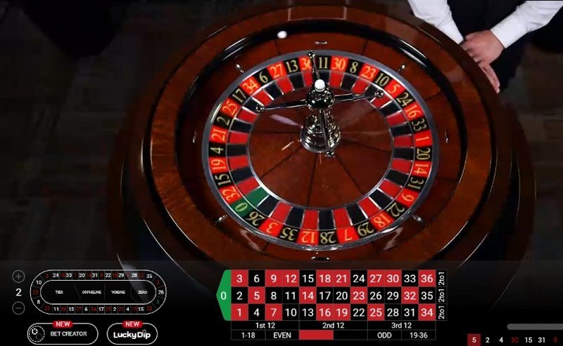 Roulette - Vòng quay ma thuật Casino Palazzo